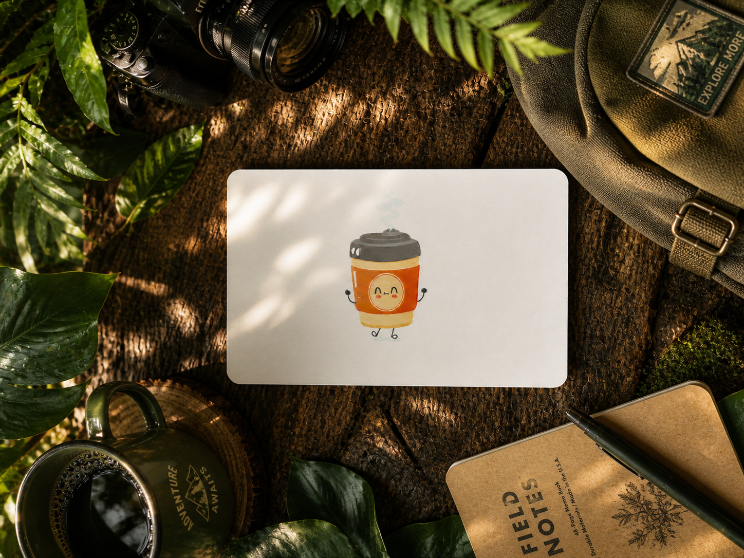 10 custom coffee cards