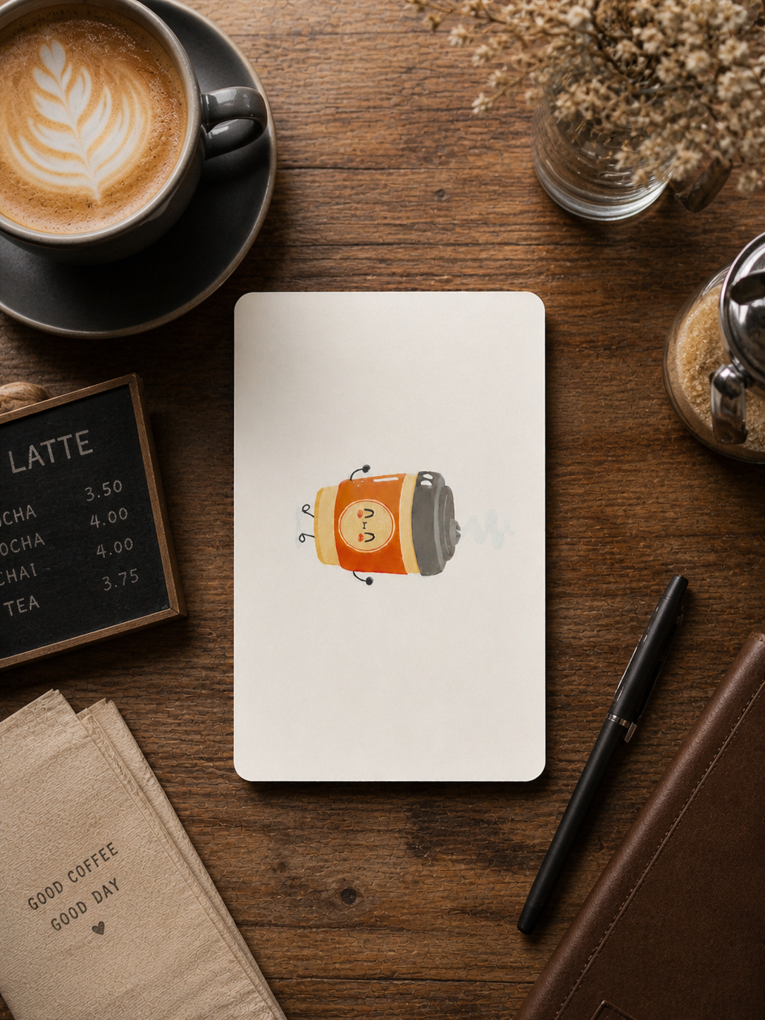 100 Custom Coffee Cards